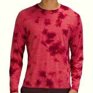 Lululemon lab Wool-Blend Tie Dye Long Sleeve Shirt